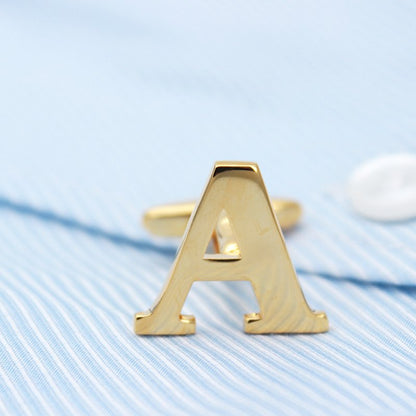 Golden Alphabets Cufflinks