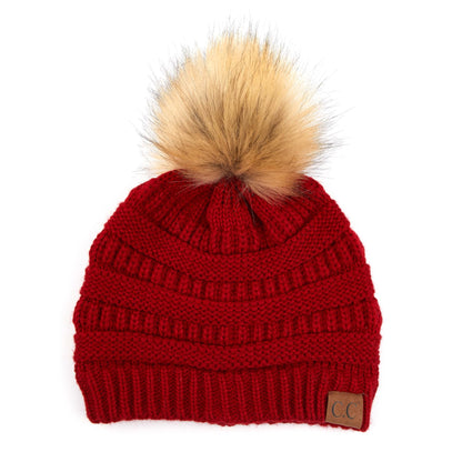 CC Trending Plush Pom Unisex Beanies Hats