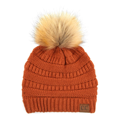 CC Trending Plush Pom Unisex Beanies Hats