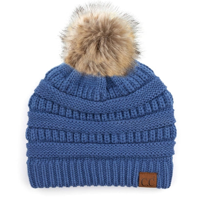 CC Trending Plush Pom Unisex Beanies Hats