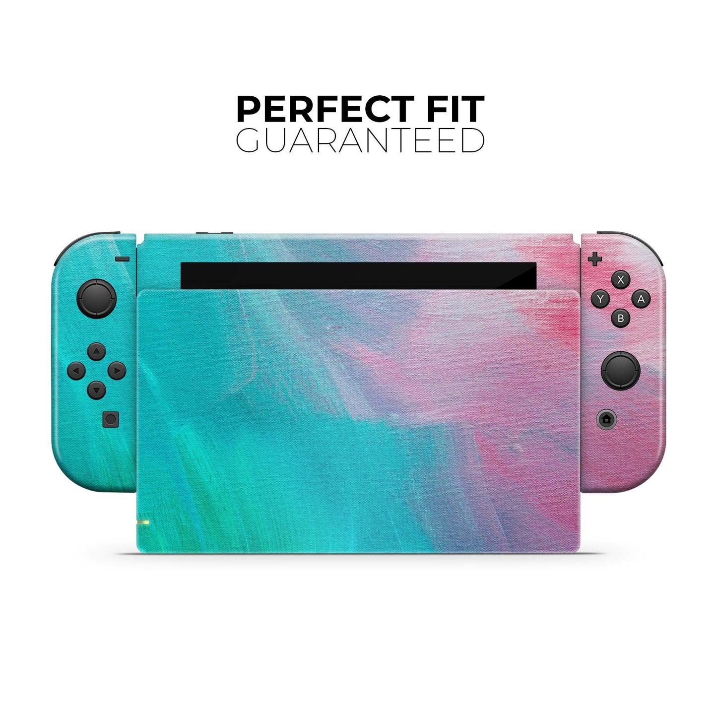 Pastel Marble Surface - Full Body Skin Decal Wrap Kit for Nintendo