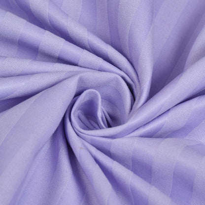 Premium Cotton Double Bed Sheet with 2 Pillow Covers(Color-Purple)