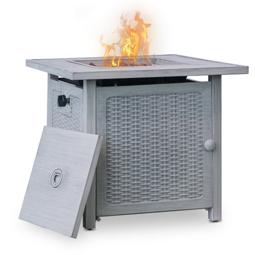 Upland 28” Slat Top Gas Fire Pit