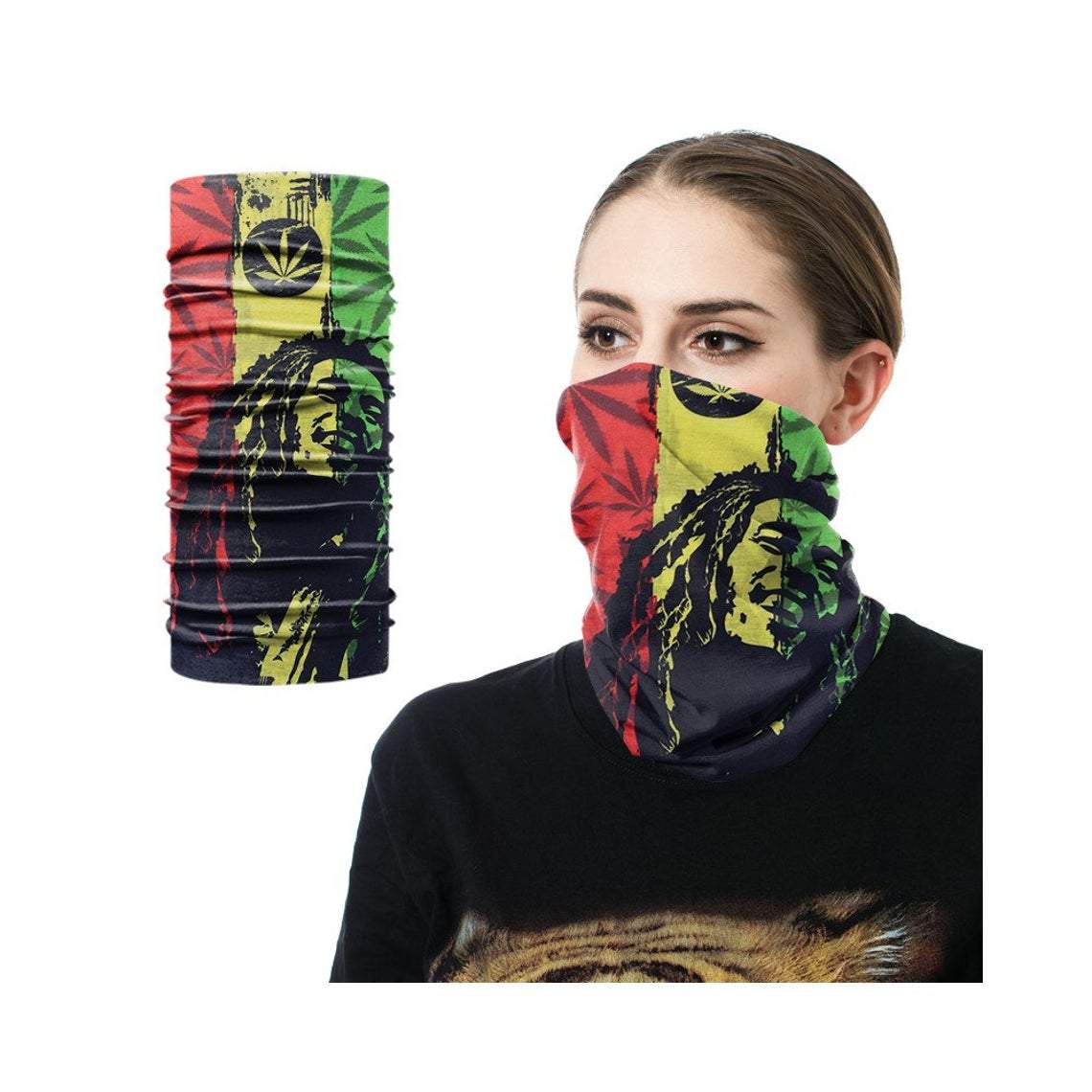 Neck Gaiter/Face Mask - Bob Marley